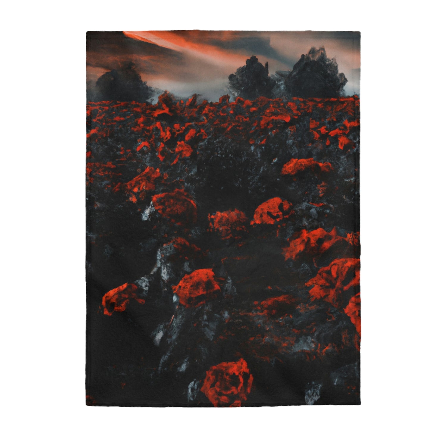 "Inferno of Blossoms" - The Alien Velveteen Plush Blanket