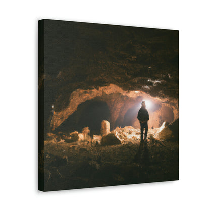 "A Journey into the Unknown: Exploring a Mysterious Underground Cave" - The Alien Canva