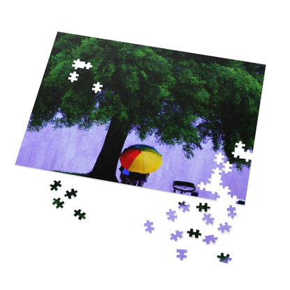 "Beneath the Rainy Sky." - The Alien Jigsaw Puzzle