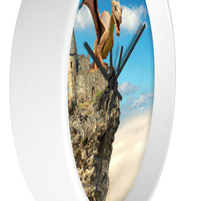 "Dragon Throne of ancients" - The Alien Wall Clock