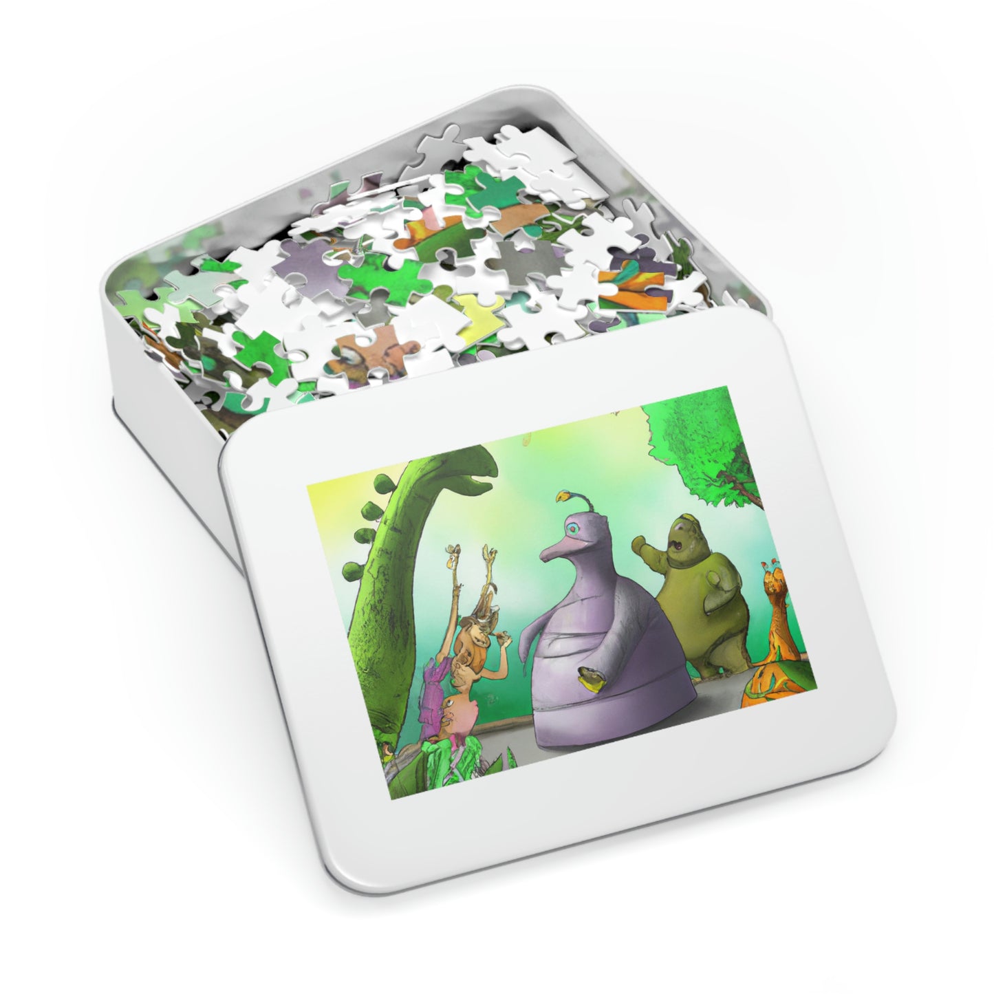 "Intergalactic Zoo Adventures" - The Alien Jigsaw Puzzle