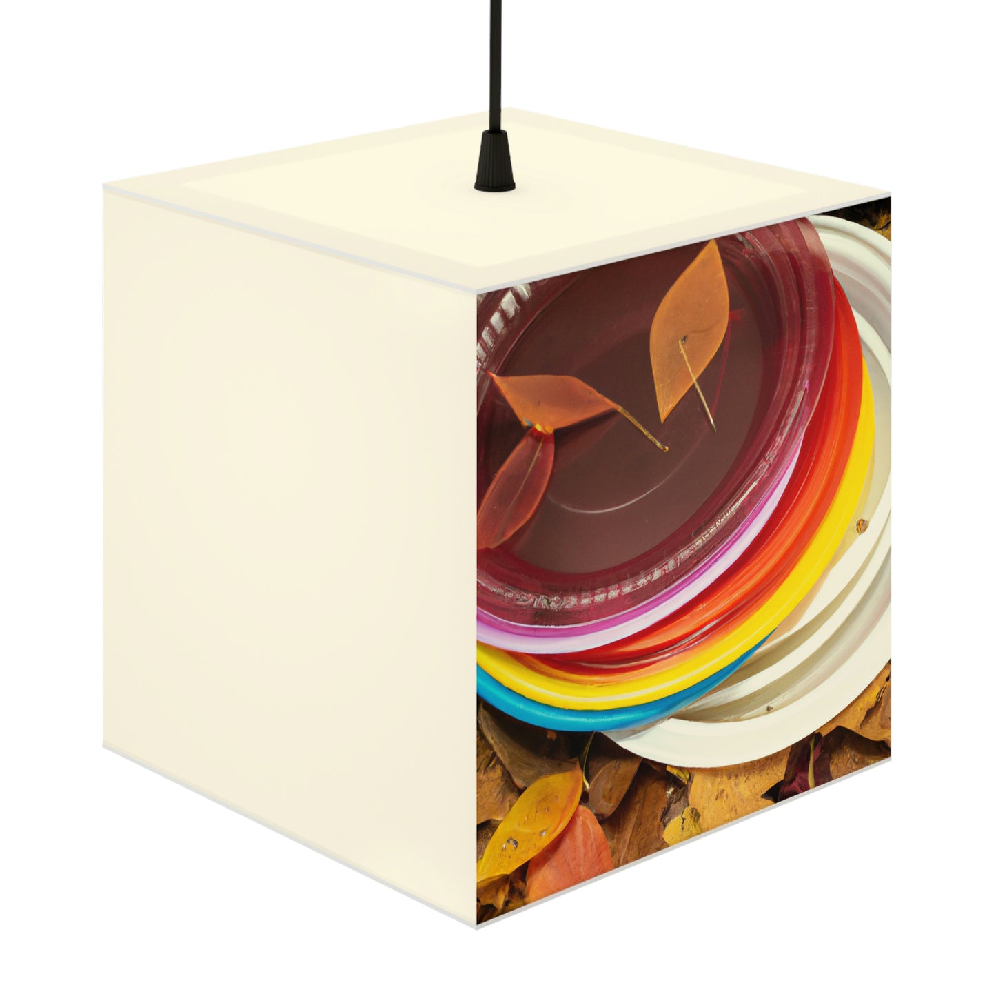 "Autumn Splendor Plates" - The Alien Light Cube Lamp