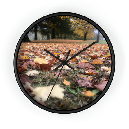 "Autumn's Forgotten Mystery" - The Alien Wall Clock