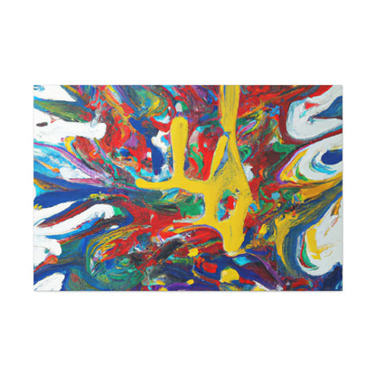 Synesthetic Symphony: An Abstract Painting - The Alien Canva.