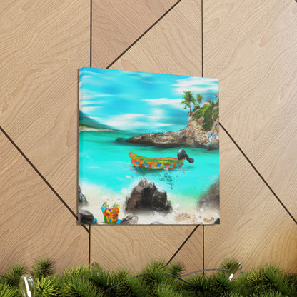 "Caribbean Fiesta on the Beach - A Digital Exploration of Mexican Culture" - The Alien Canva