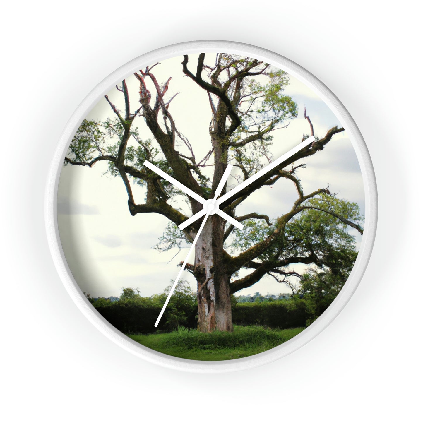 "The Ancient Tree in the Forgotten Meadow" - The Alien Wall Clock