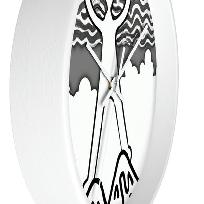 The Mystic Mist of the Mountain - The Alien Wall Clock