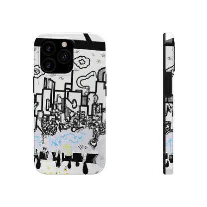 "Ghostly Haze: The Forgotten City". - The Alien Tough Phone Cases