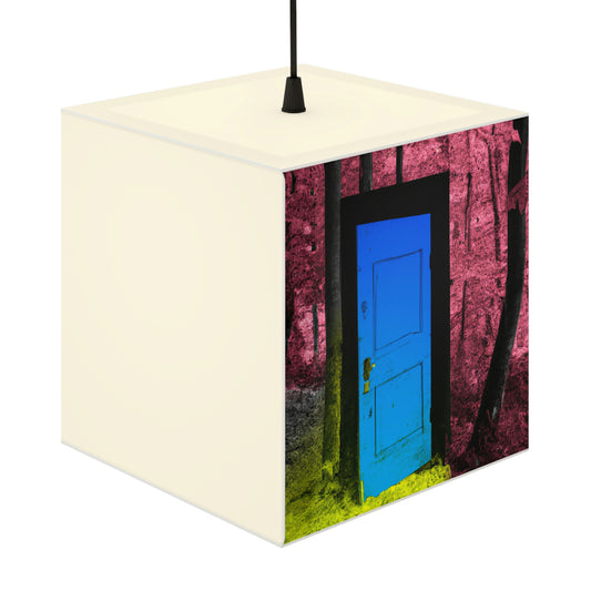 La enigmática puerta del bosque - La lámpara del cubo de luz alienígena