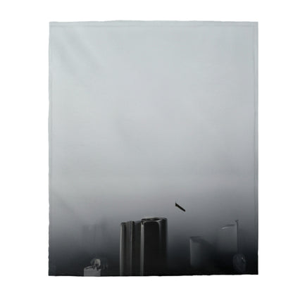 "Ascending Into the Clouds" - The Alien Velveteen Plush Blanket