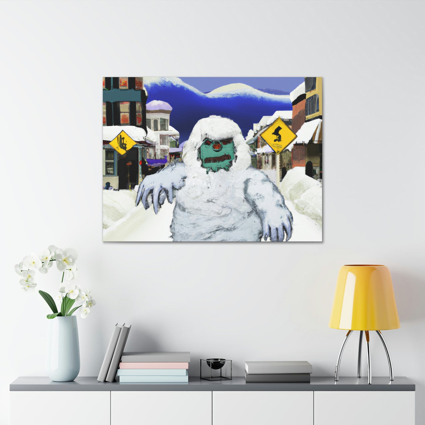 Frozen Terror: The Abominable Snowman's Reign - The Alien Canva