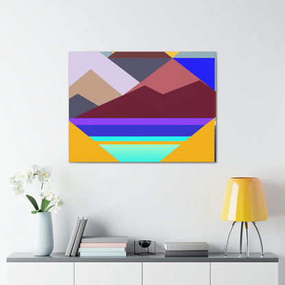 "Geometric Landscape" - Canvas