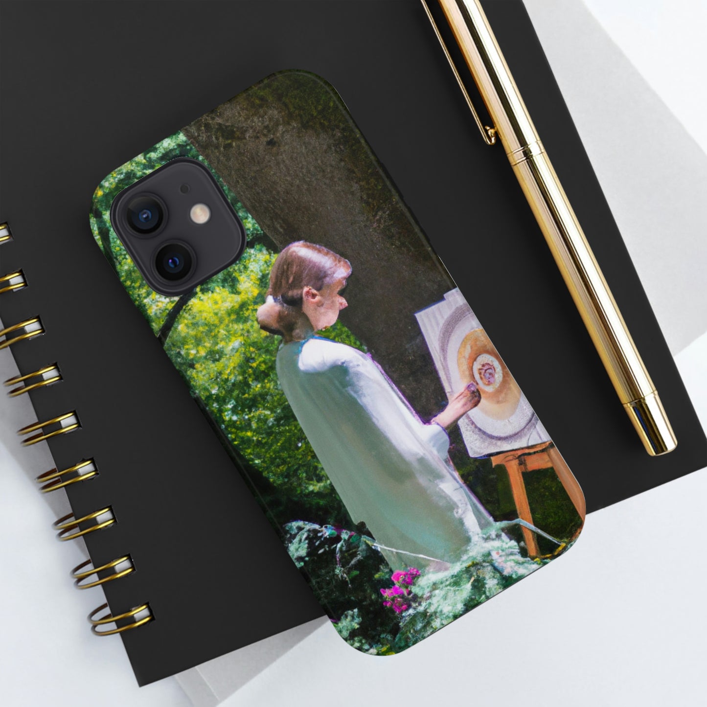 "Enchantment in Oil: A Young Artist's Vision of a Magical Forest" - The Alien Tough Phone Cases