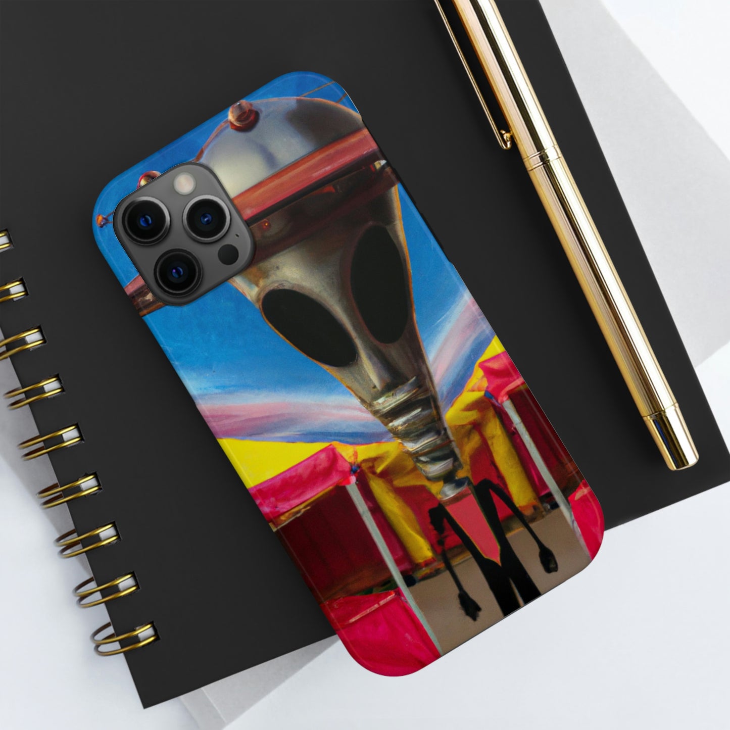 "Fair Invaders: A Cosmic Crash Course" - Die Alien Tough Phone Cases