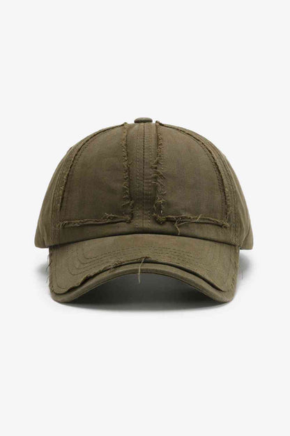 Distressed Adjustable Baseball Cap