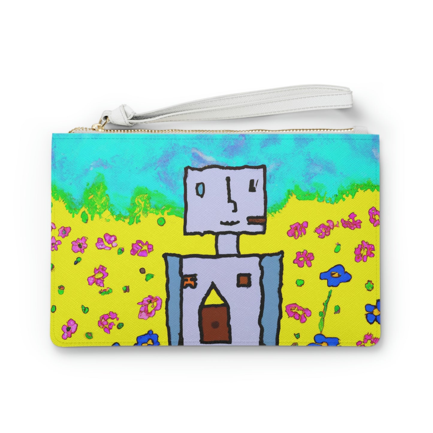 "Ein kleines Wunder in einem Blumenmeer" - Die Alien Clutch Bag