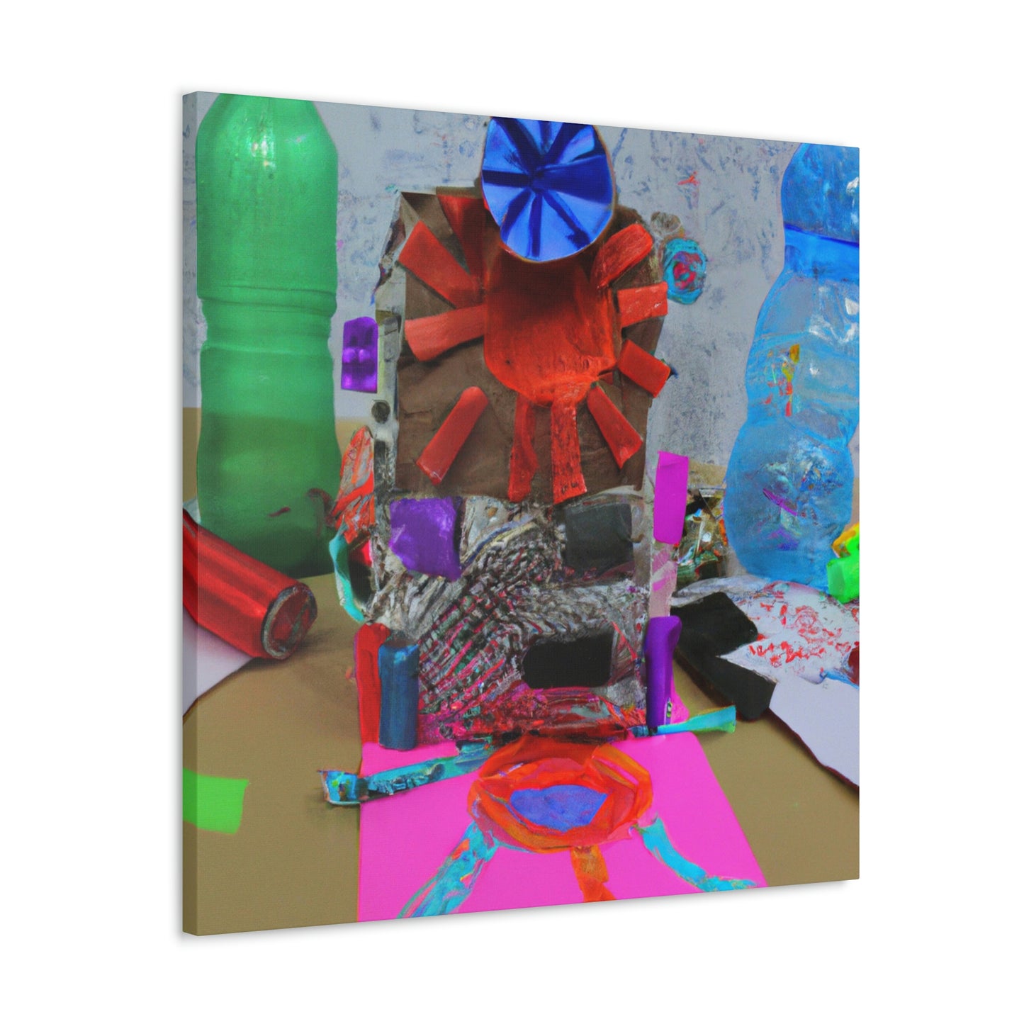 "Making Art from Waste: A 3D Upcycle" - The Alien Canva