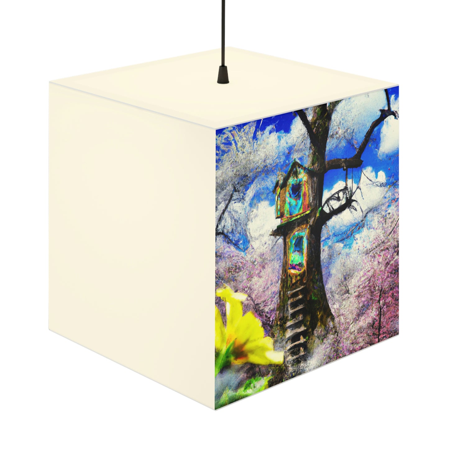 "Forgotten Secrets of the Springtime Forest" - The Alien Light Cube Lamp