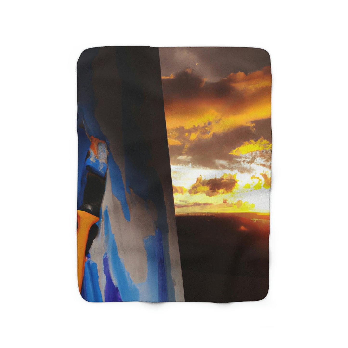 "Calm After the Storm" - The Alien Sherpa Fleece Blanket