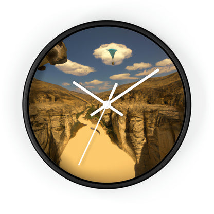 "Feline Flight Over the Grand Gulch" - The Alien Wall Clock