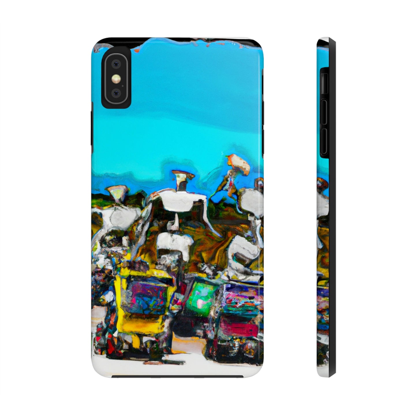 Robot Rolling Rhythms - The Alien Tough Phone Cases