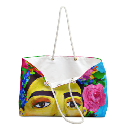 „Heftig und frei: Eine von Frida Kahlo inspirierte Hommage an mexikanische Frauen“ – Die Alien Weekender Bag