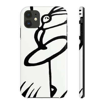 "Ballet on a Blade: A Ballerina's Spin" - The Alien Tough Phone Cases