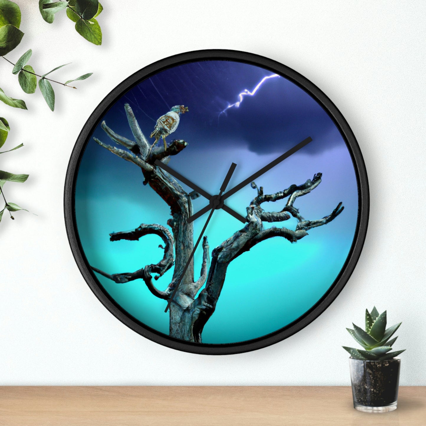 "Alone Against the Storm" - The Alien Wall Clock