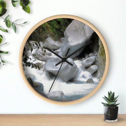 "Canyon Chaos: The Rockslide Race" - The Alien Wall Clock