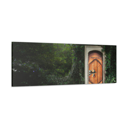 The Magical Door in the Woods - The Alien Canva