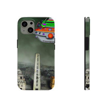 "Rätsel in den Ruinen" - Die Alien Tough Phone Cases