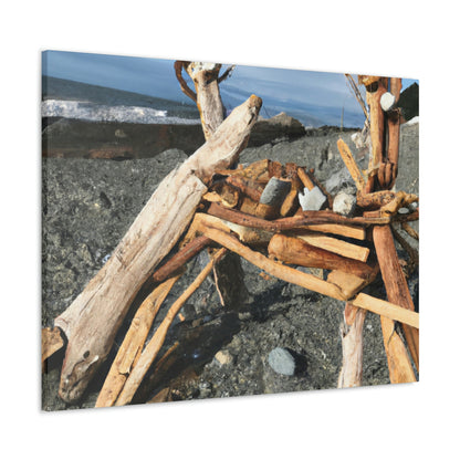 "Driftwood Dreamscape" - Canvas