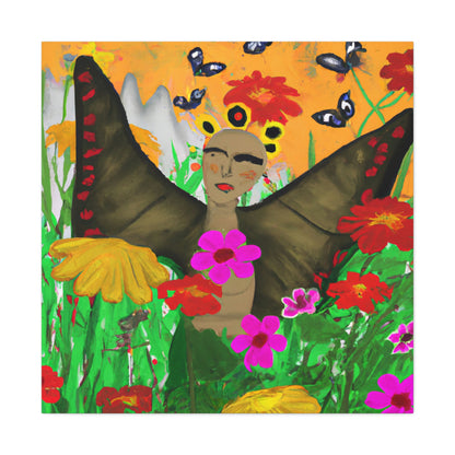 "Butterfly Ballet in the Wildflower Meadow" - The Alien Canva