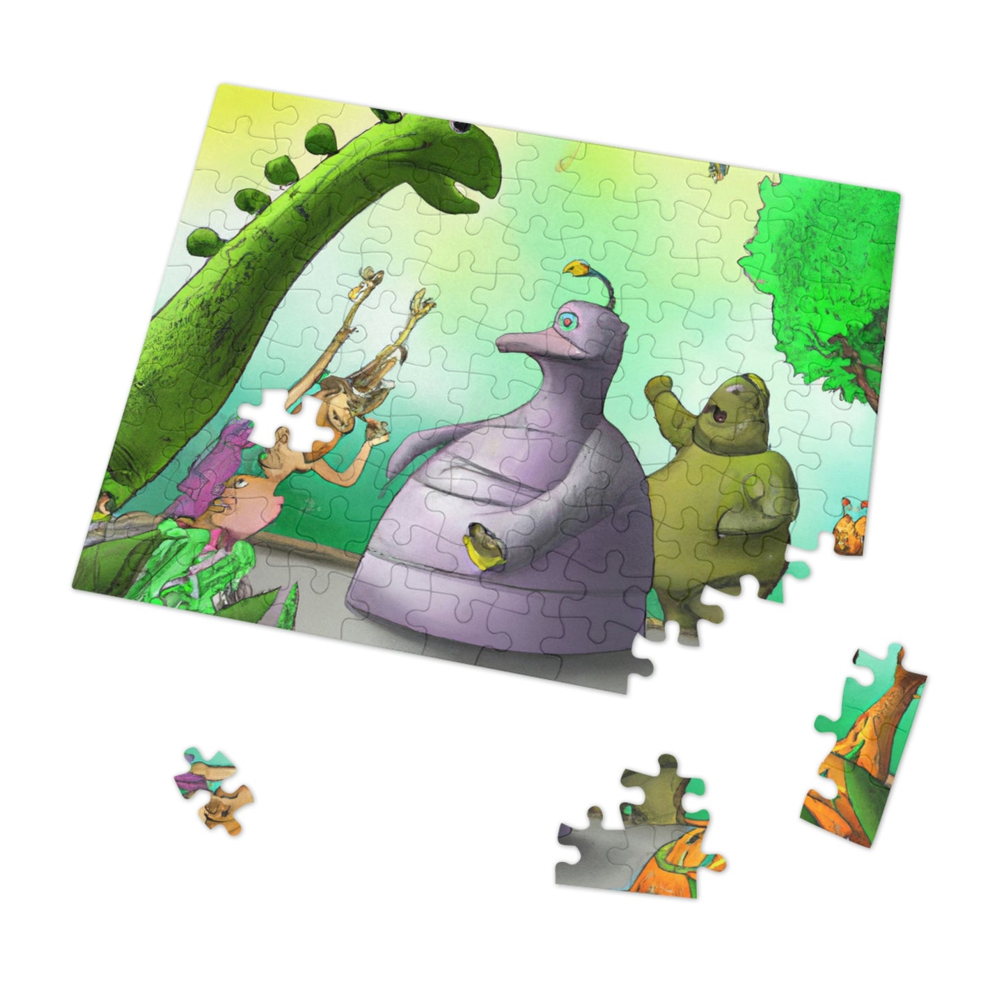 "Intergalactic Zoo Adventures" - The Alien Jigsaw Puzzle