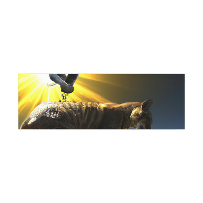 "Ein purrfekter Sonnenstrahl-Moment" - The Alien Canva