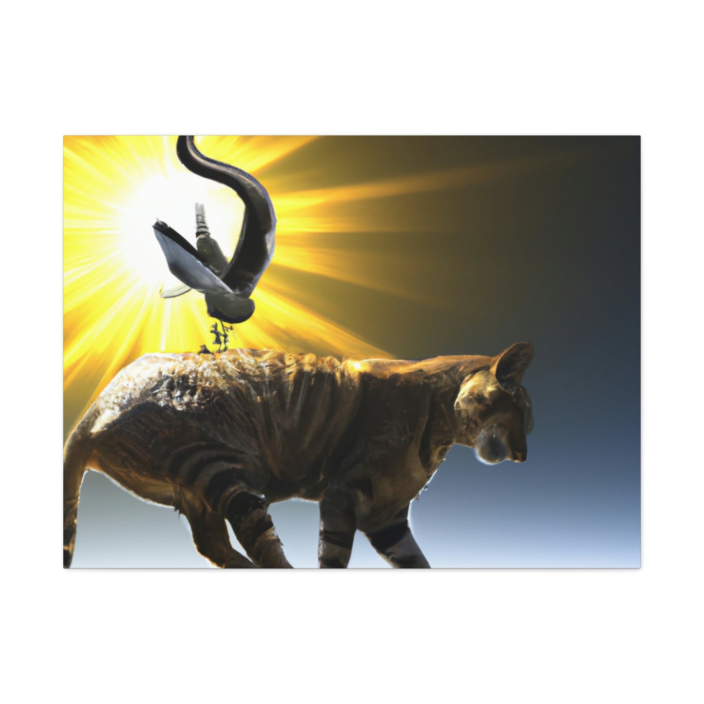 "A Purrfect Sunbeam Moment" - The Alien Canva