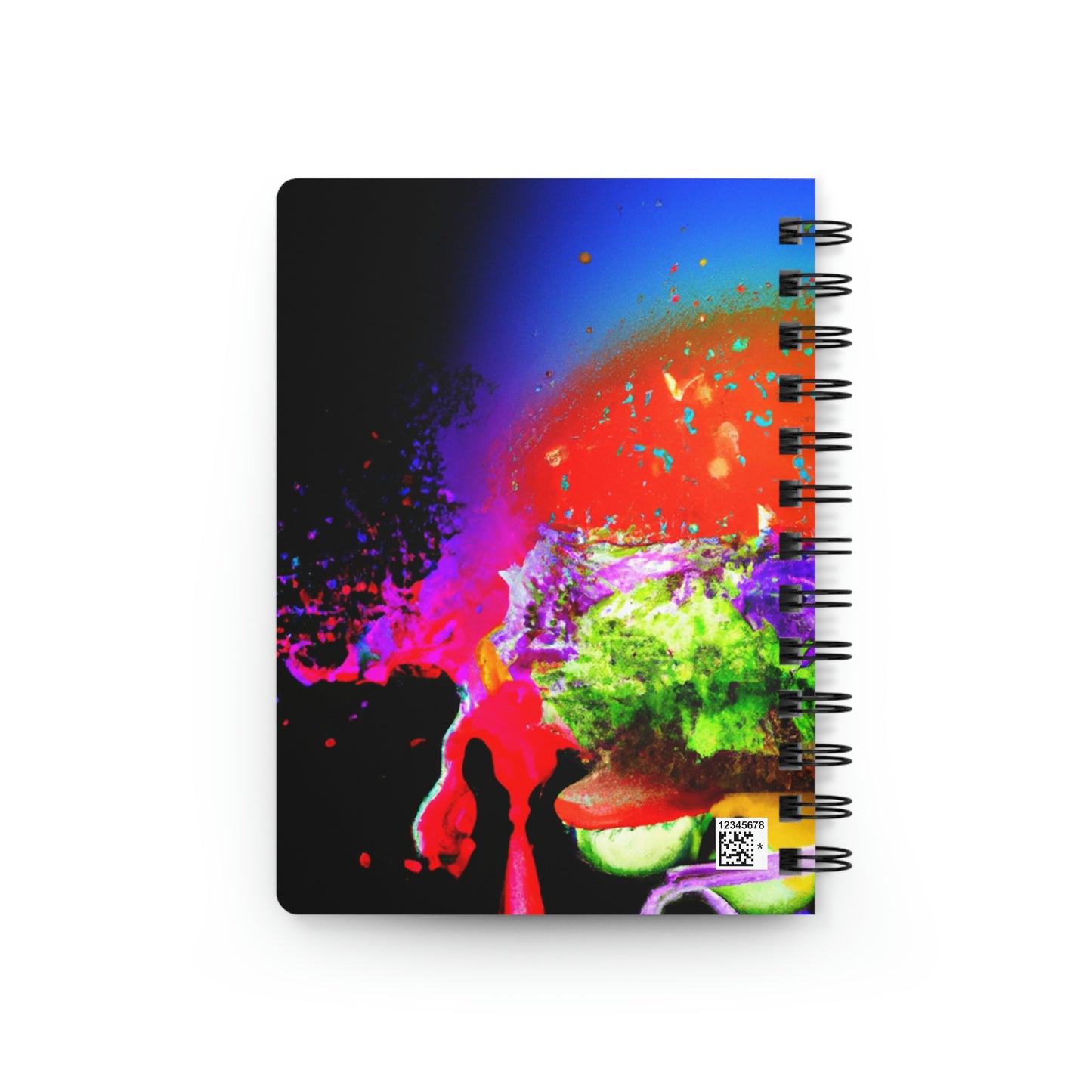 "Burger Rainbow" - The Alien Spiral Bound Journal