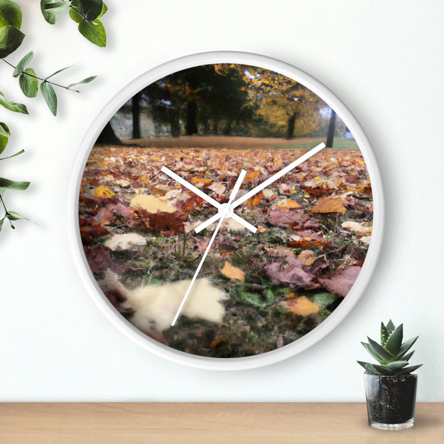 "El misterio olvidado de otoño" - El reloj de pared alienígena