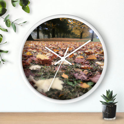 "Autumn's Forgotten Mystery" - The Alien Wall Clock