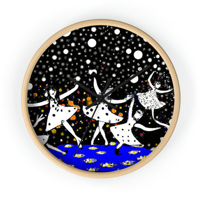 Twinkling Starlight Dance of the Fairies - The Alien Wall Clock