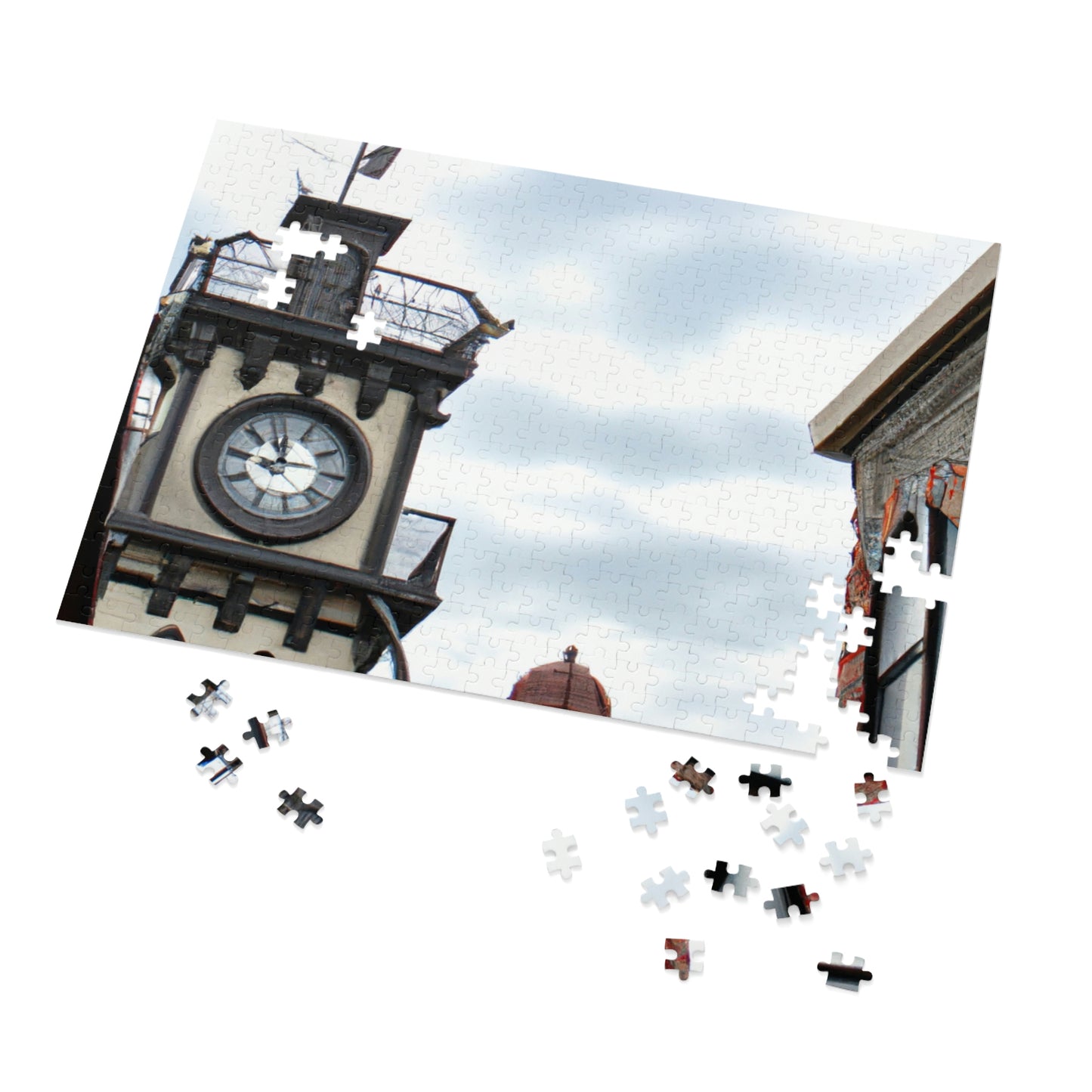 The Clocktower's Shadow - The Alien Jigsaw Puzzle