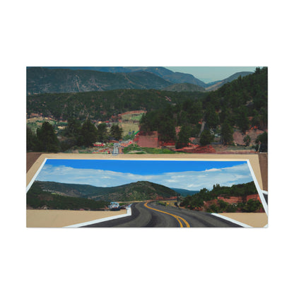 "The Art of the Open Road" - Canvas