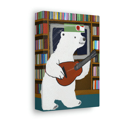 "Der Banjo-Bär der Bibliothek" - The Alien Canva