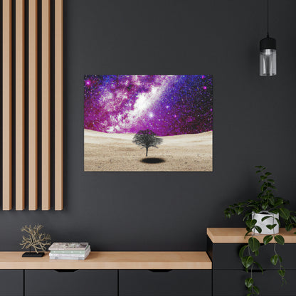 "Árbol solitario de polvo de estrellas" - The Alien Canva