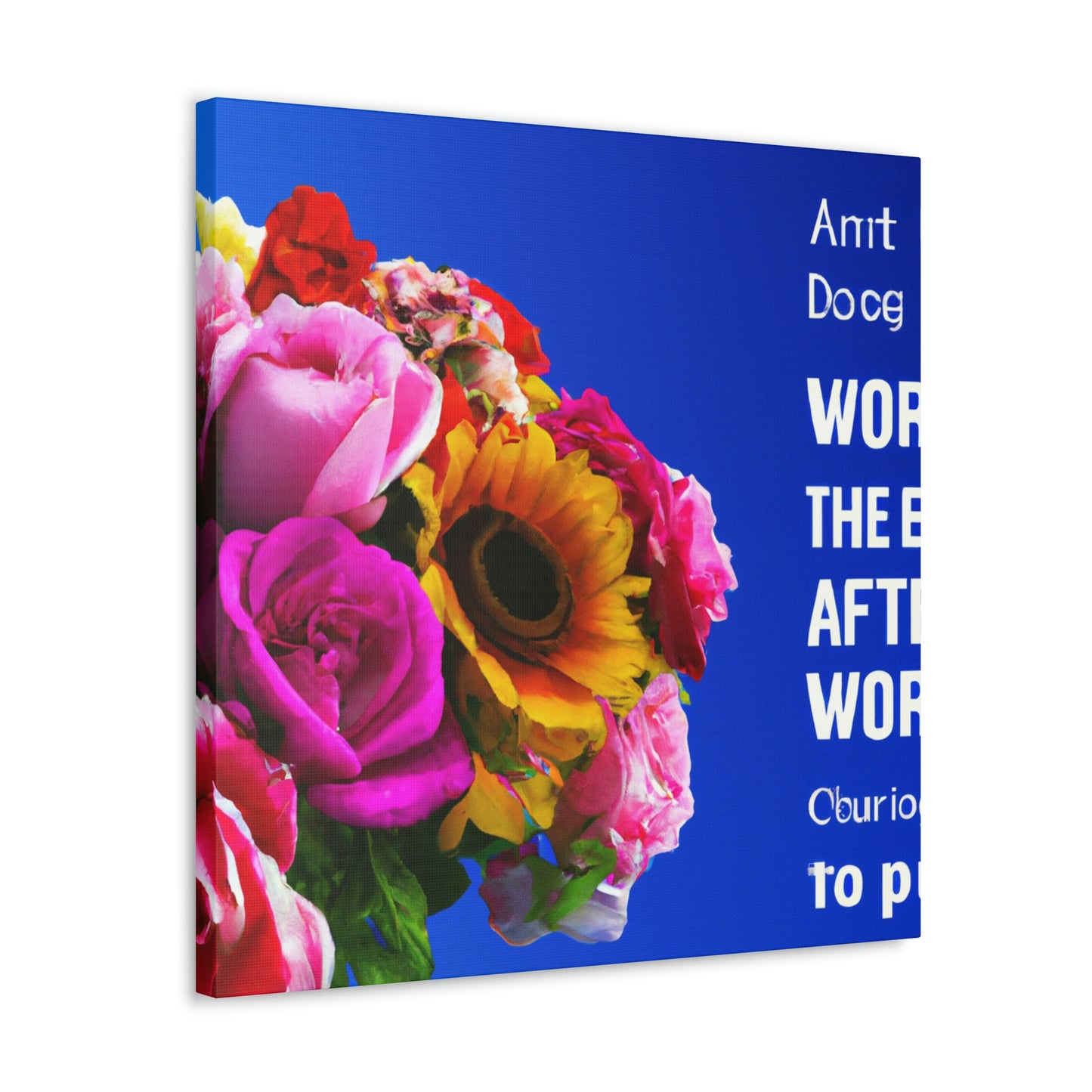 The Flower Collector by Global Artists - Canvas