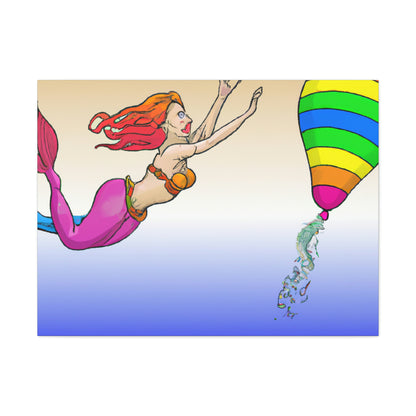 "The Mermaid's Rainbow Chase" - The Alien Canva