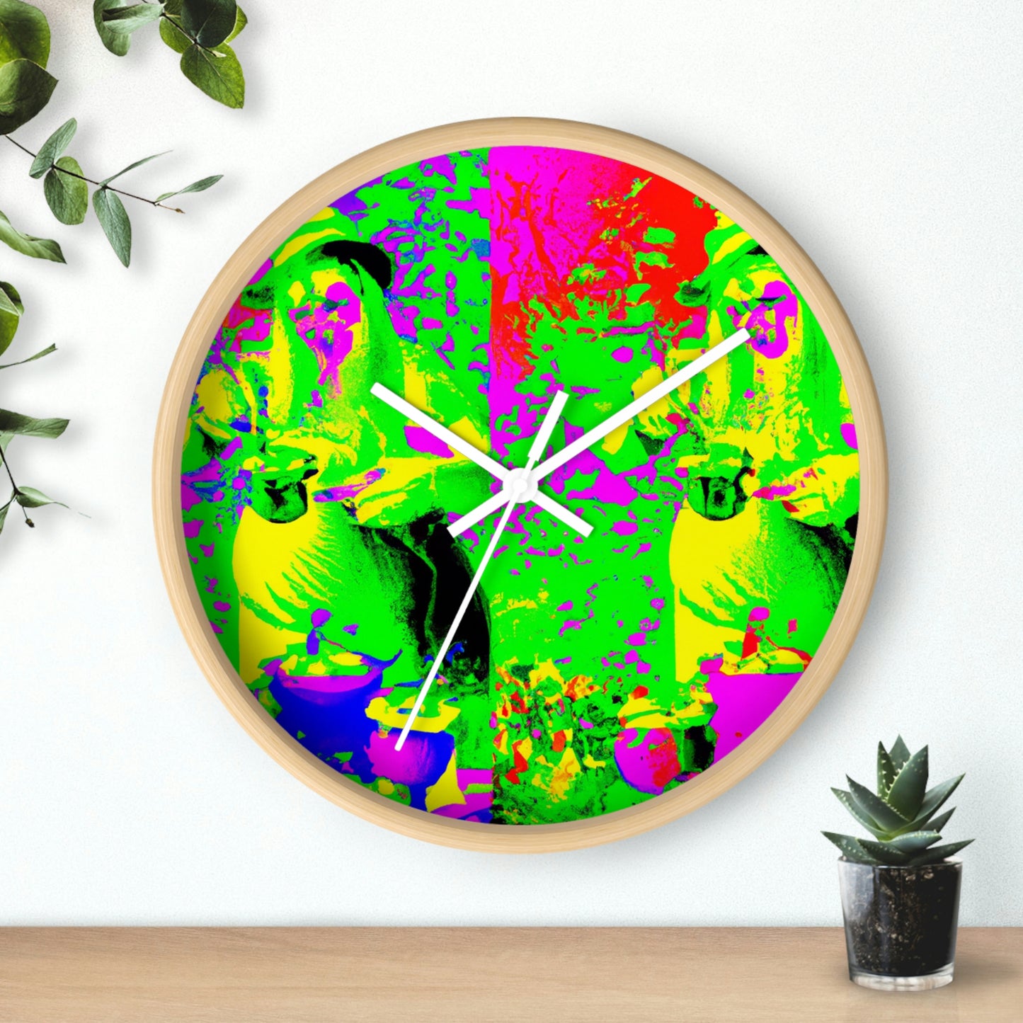 "A Witch's Garden Spellbook" - The Alien Wall Clock