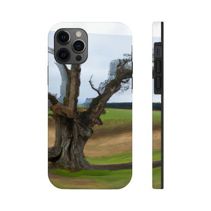 "A Shadow in the Meadow: The Last Standing Tree" - The Alien Tough Phone Cases