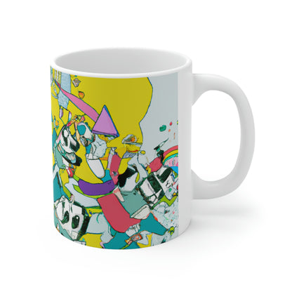 Robotic Rebellion: A Battle for Power. - The Alien Ceramic Mug 11 oz