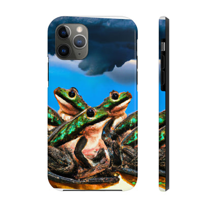 "Ein Froschchor im Gewitter" - Die Alien Tough Phone Cases